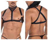 Harnais en maille CandyMan 99809, couleur noir